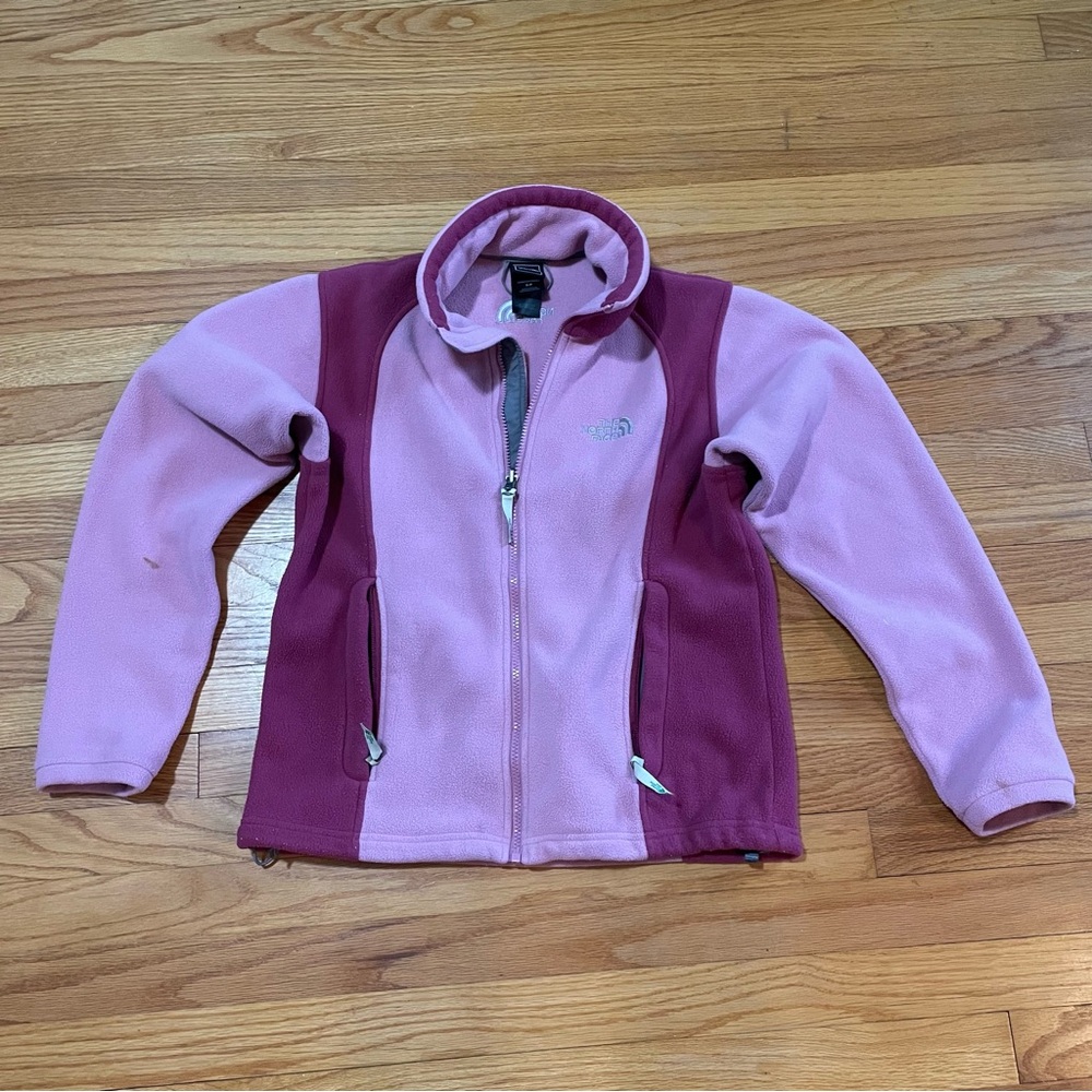 The North Face Pink Zip Up Fleece